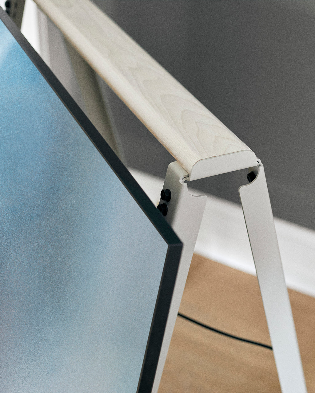 Pedestal A-frame Stand TV Stands 003 Mushroom