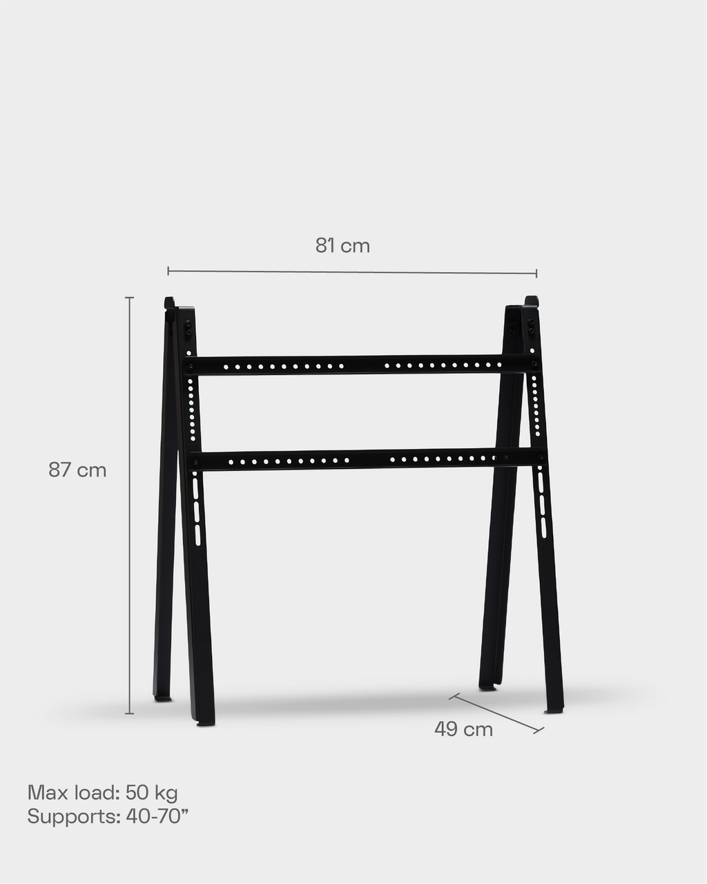 Pedestal A-frame Stand TV Stands 003 Mushroom
