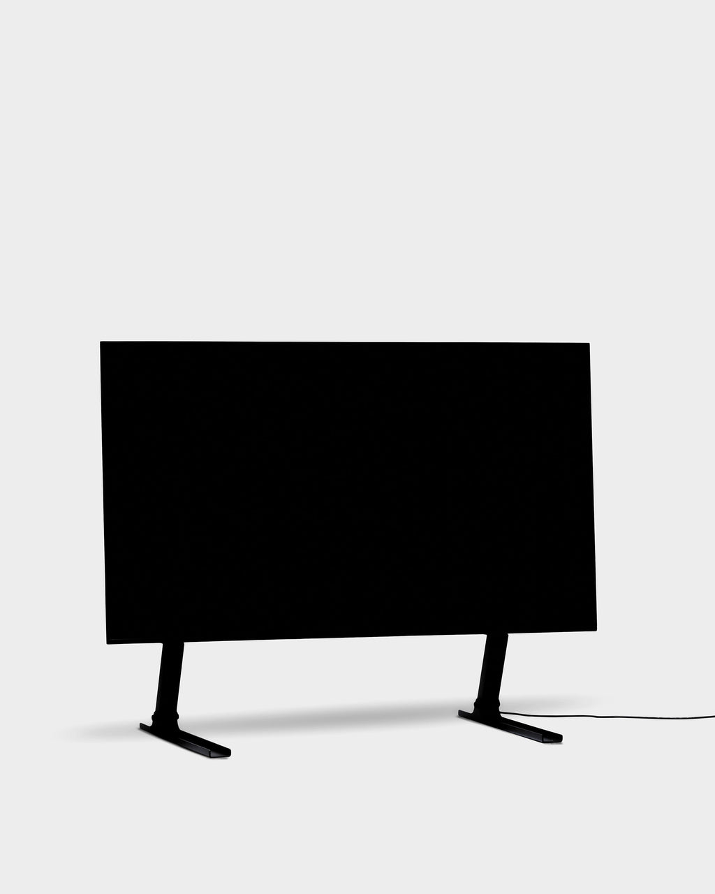 Pedestal Bendy Low Stand TV Stands 001 Charcoal