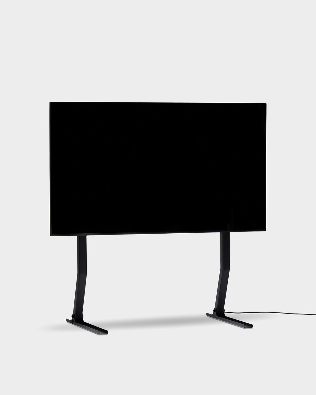 Pedestal Bendy Tall Stand TV Stands 001 Charcoal