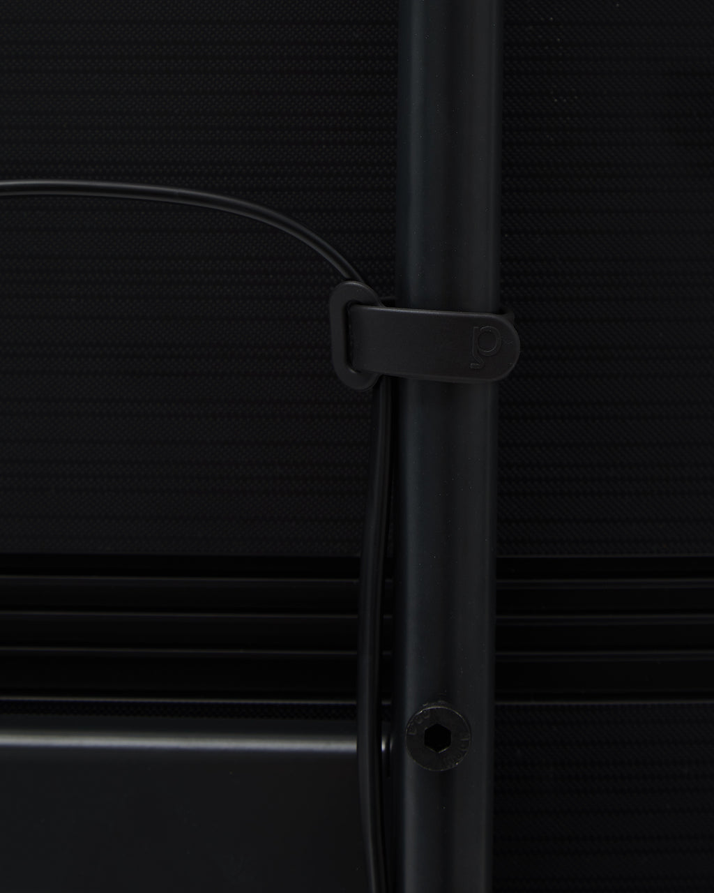 Pedestal Cable Tie Cable Managers 001 Charcoal