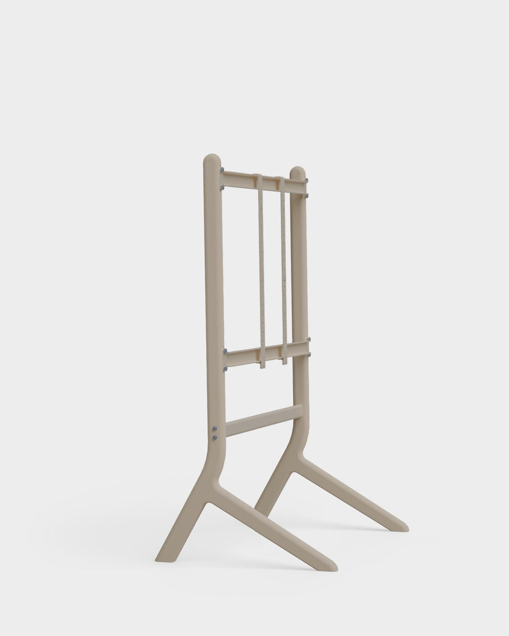 Pedestal Hopper TV Stands 012 Light Oak