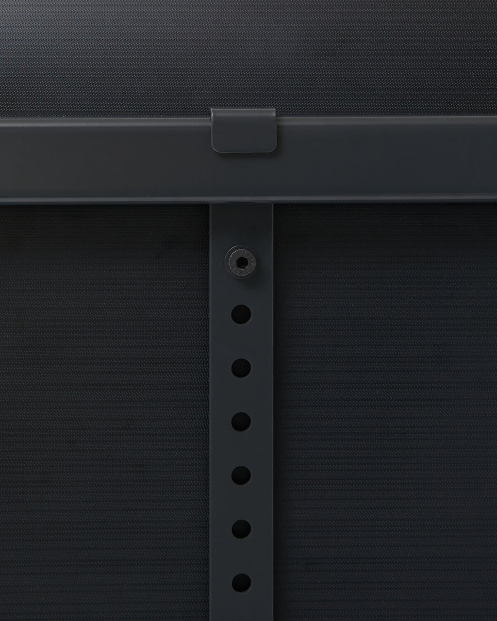 Pedestal Hopper TV Stands 011 Black Oak