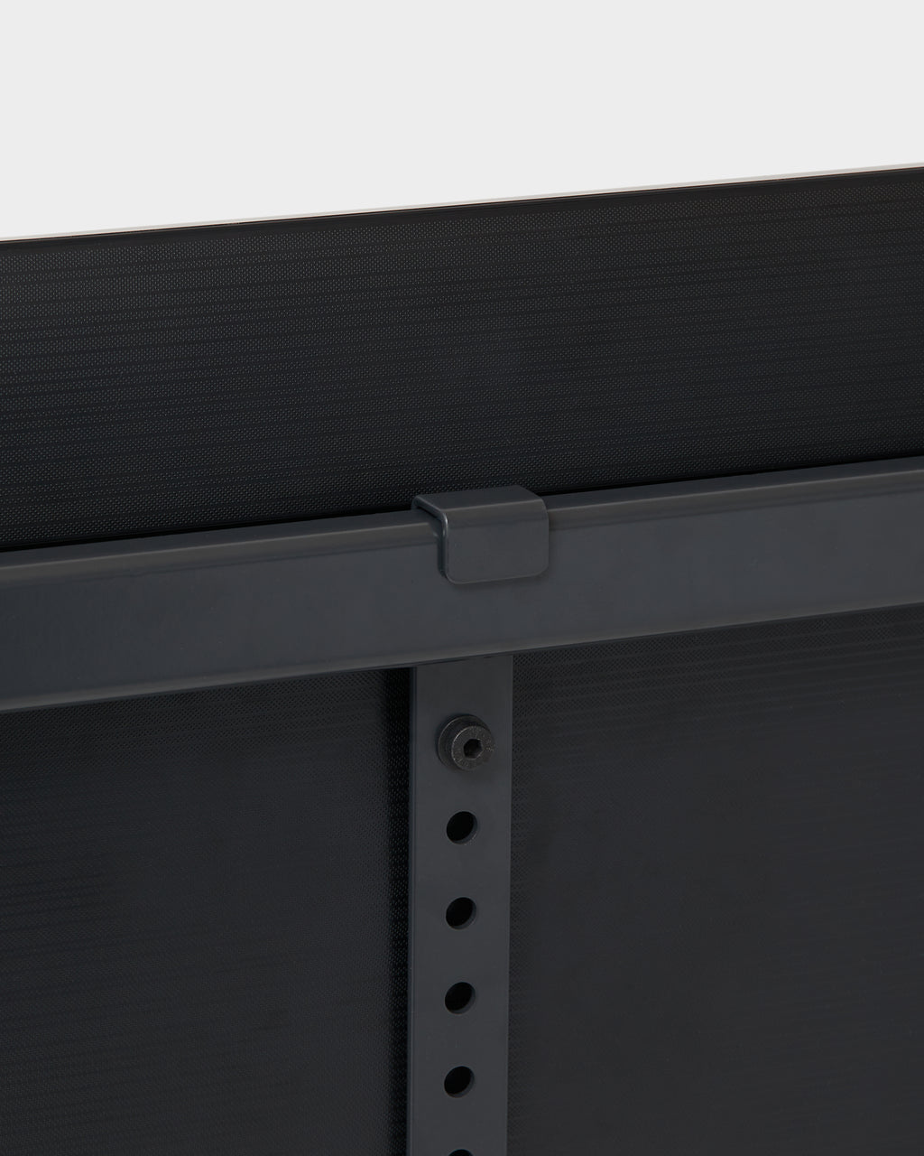 Pedestal Hopper TV Stands 011 Black Oak