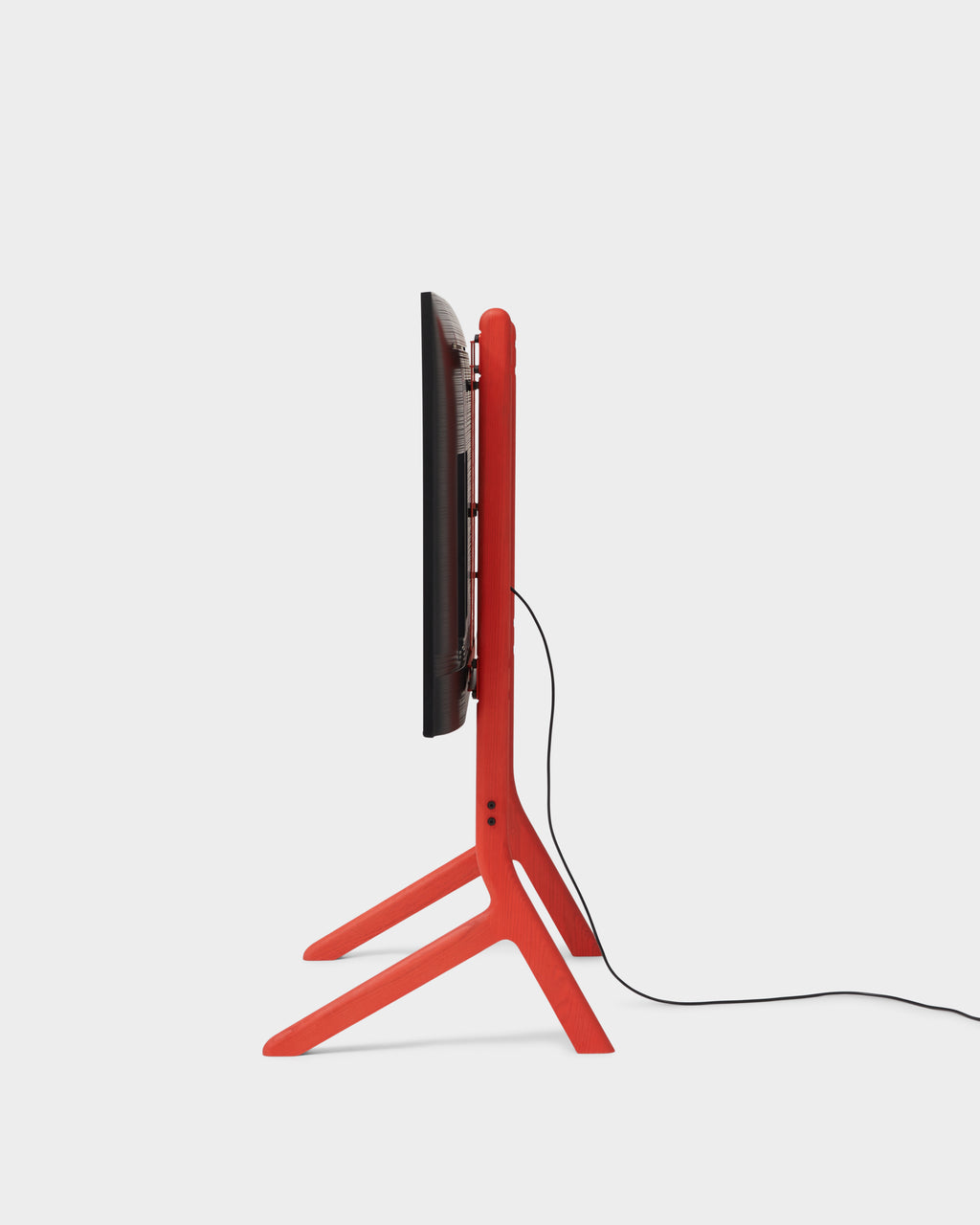 Pedestal Hopper TV Stands 014 Blood Orange