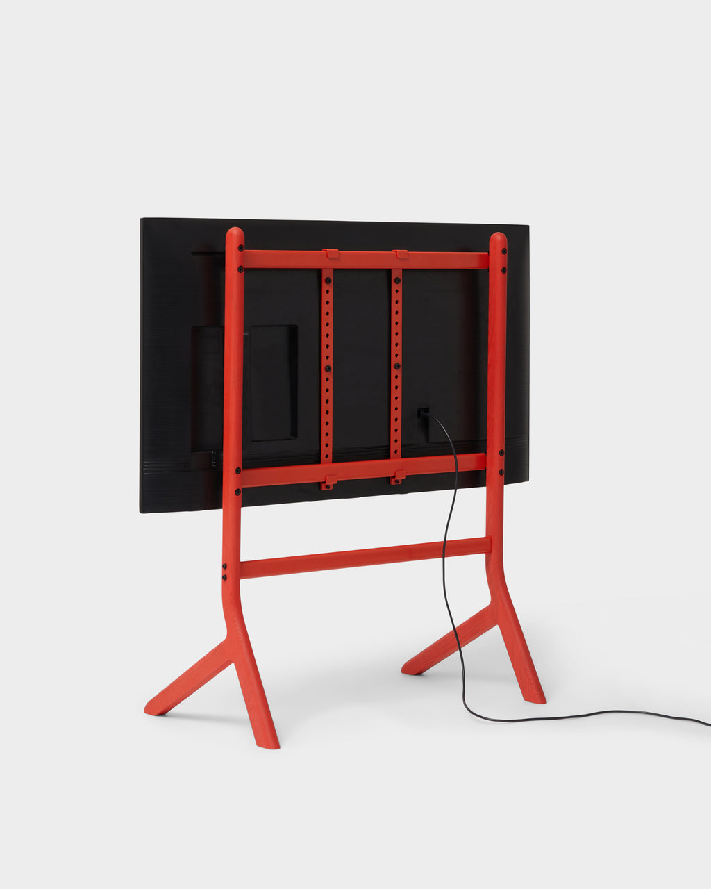 Pedestal Hopper TV Stands 014 Blood Orange