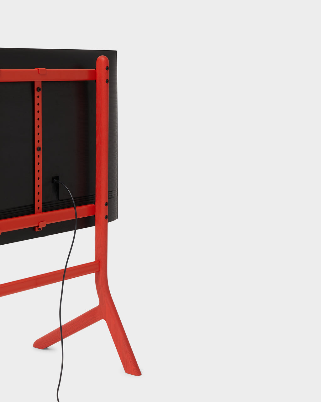 Pedestal Hopper TV Stands 014 Blood Orange