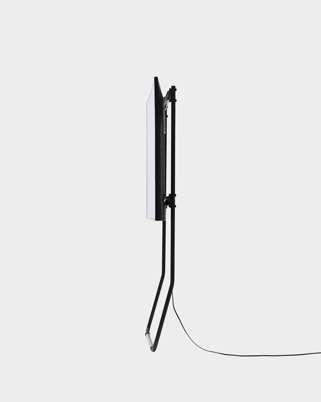 Pedestal Lean TV Stands 001 Charcoal