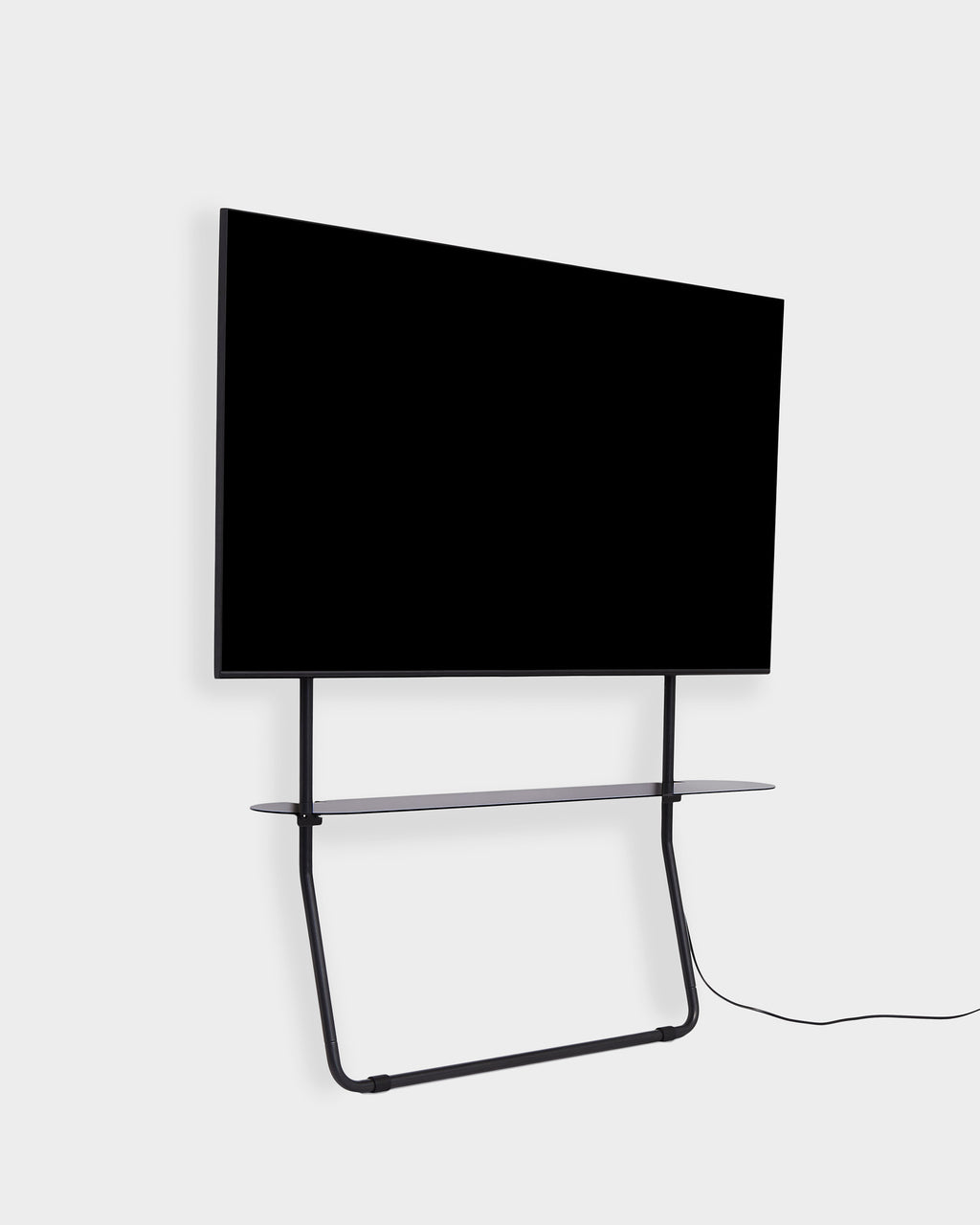 Pedestal Lean TV Stands 001 Charcoal