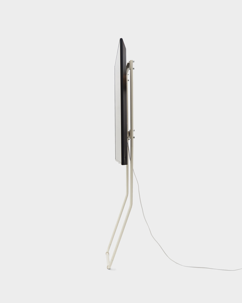 Pedestal Lean PRO TV Stands 007 Pearl