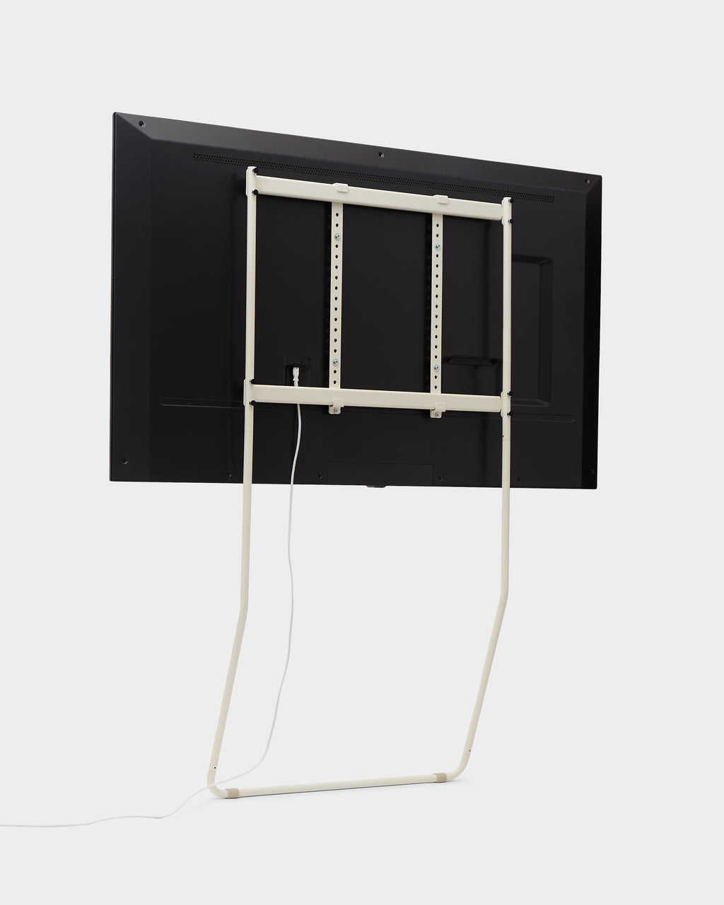 Pedestal Lean PRO TV Stands 007 Pearl