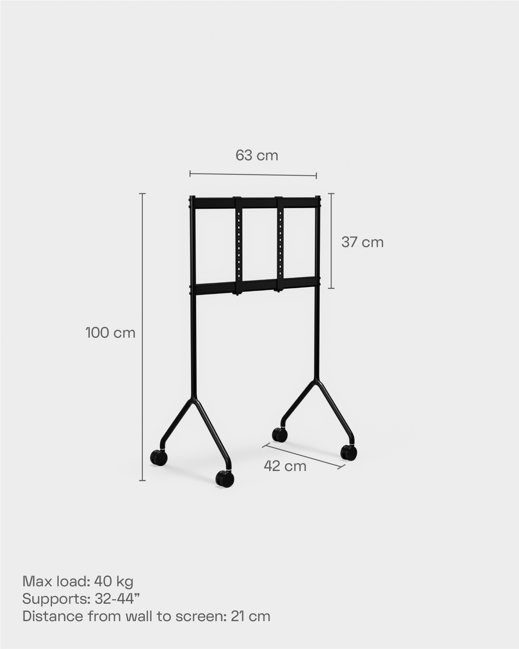 Pedestal Moon Light TV Stands 019 Mossy Green