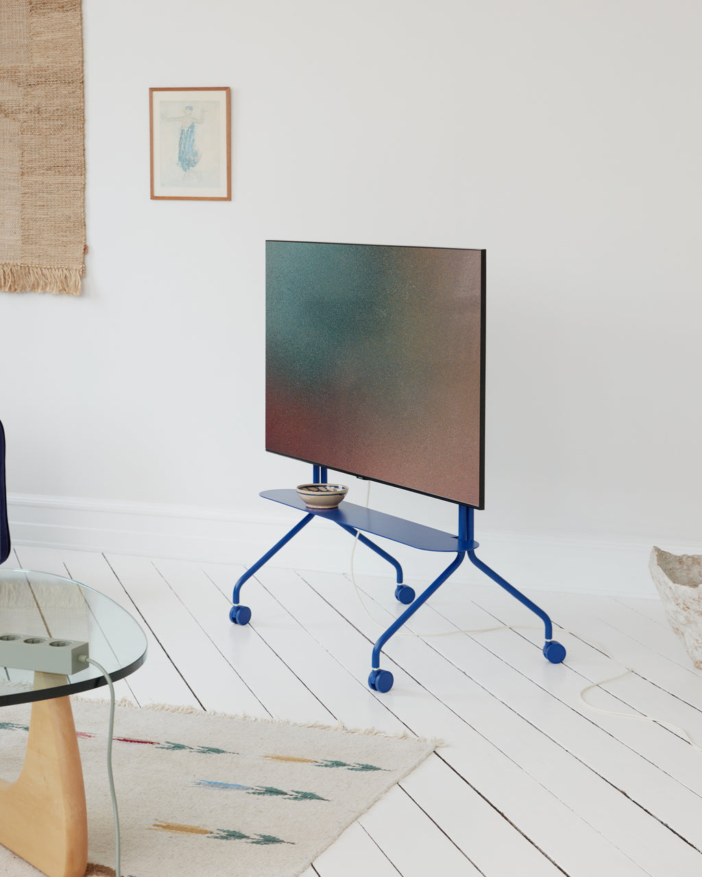 Pedestal Moon Rollin' Stands W/ Wheels 006 Ultra Marine