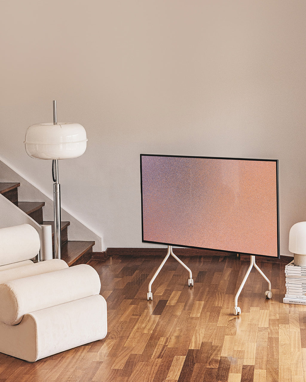 Pedestal Moon Rollin' Stands W/ Wheels 007 Pearl