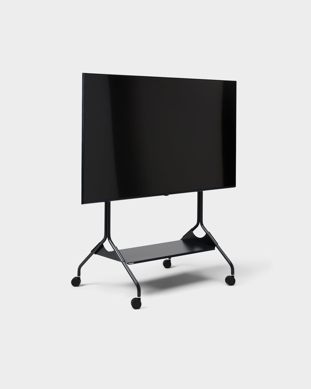 Pedestal Moon Rollin' Tall Stands W/ Wheels 001 Charcoal