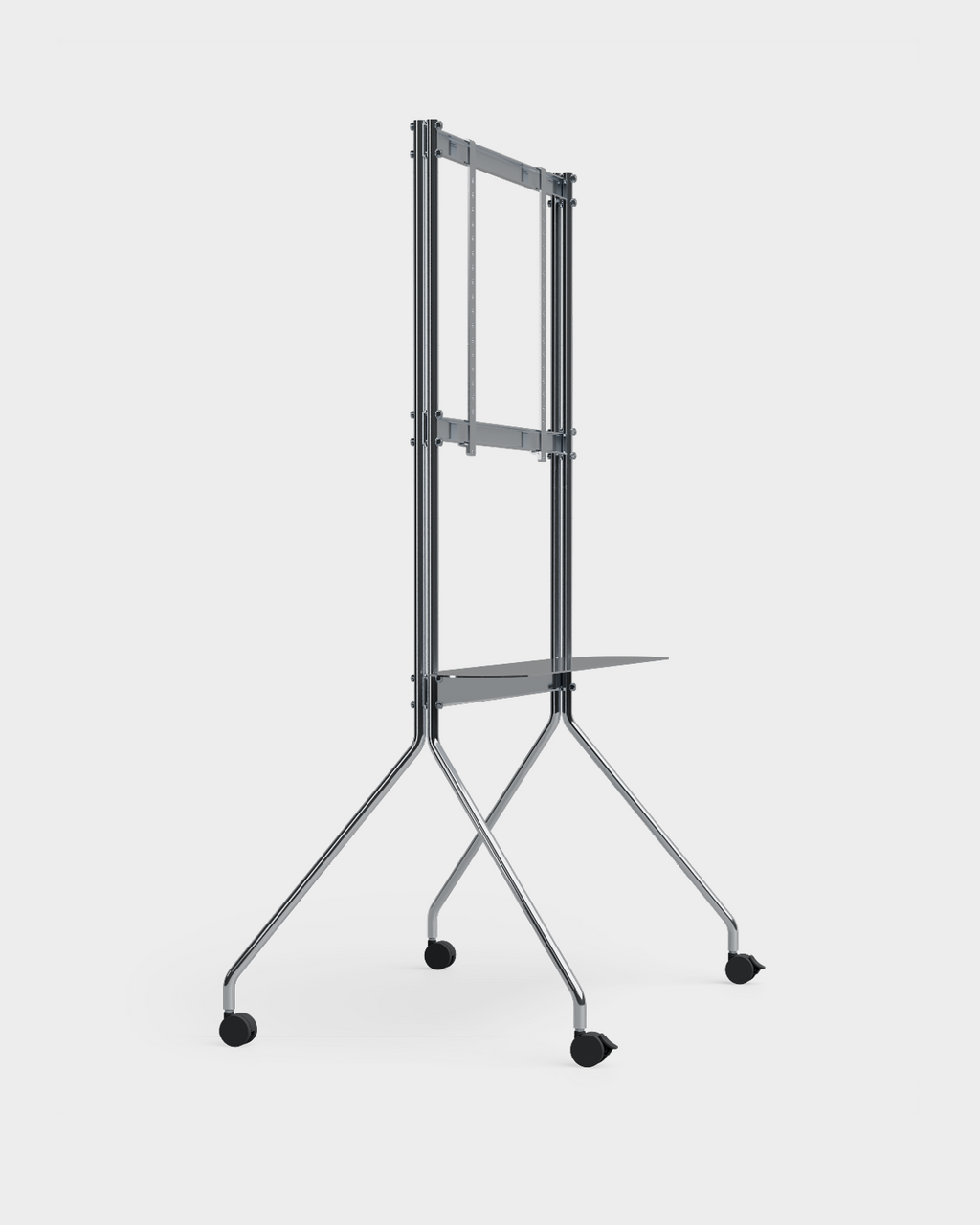 Pedestal Moon PRO TV Stands 020 Chrome