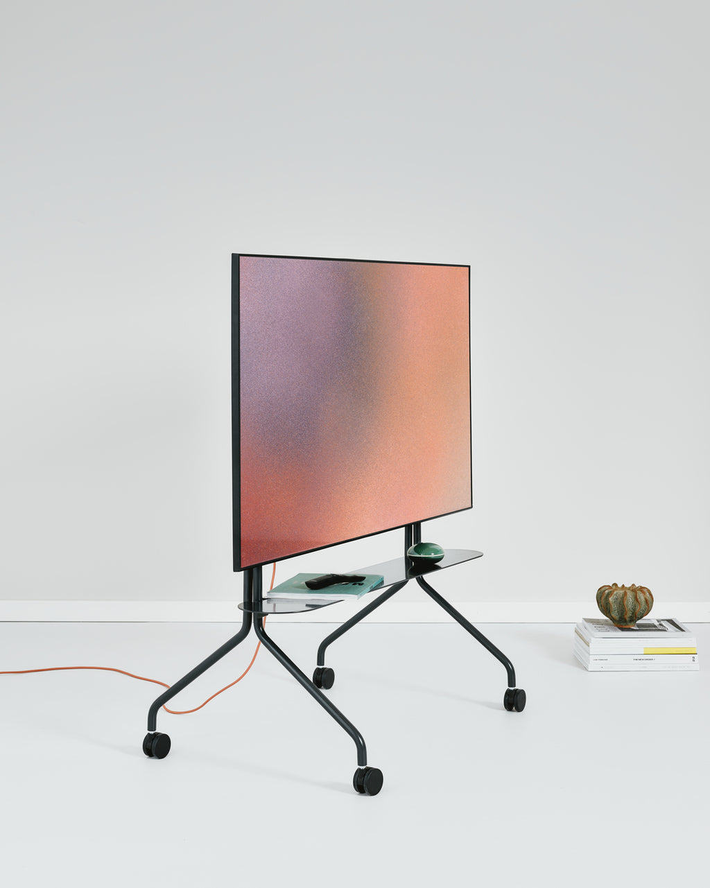 Pedestal Pipe Shelf Shelves 001 Charcoal