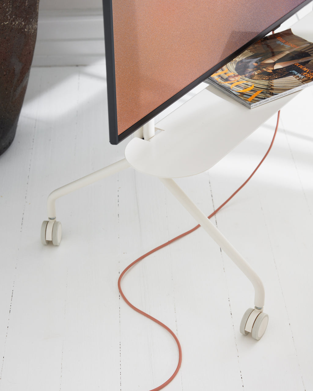 Pedestal Pipe Shelf Shelves 007 Pearl