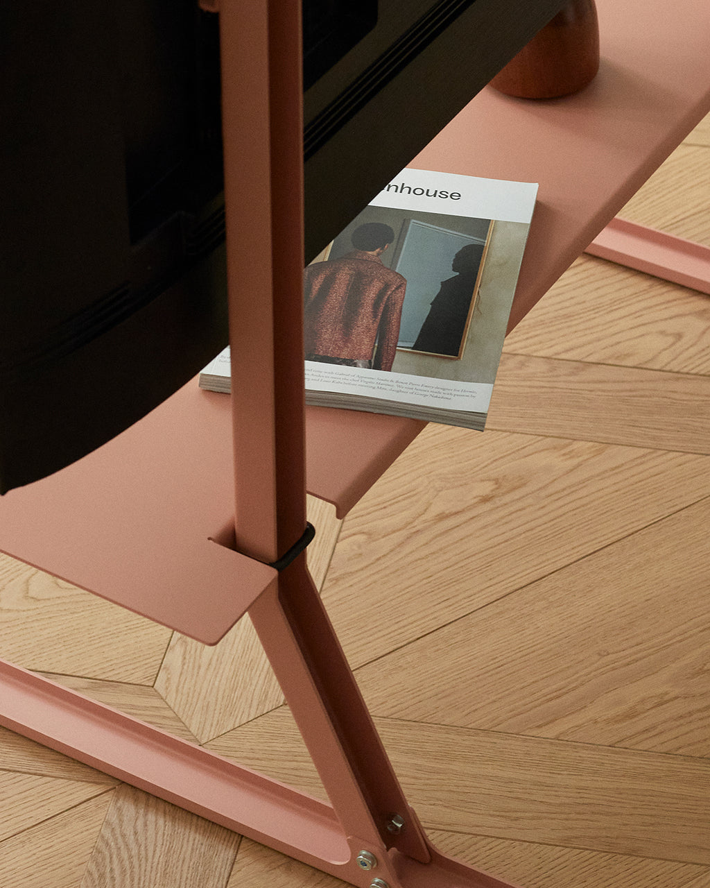 Pedestal Plate Shelf Shelves 005 Dusty Rose