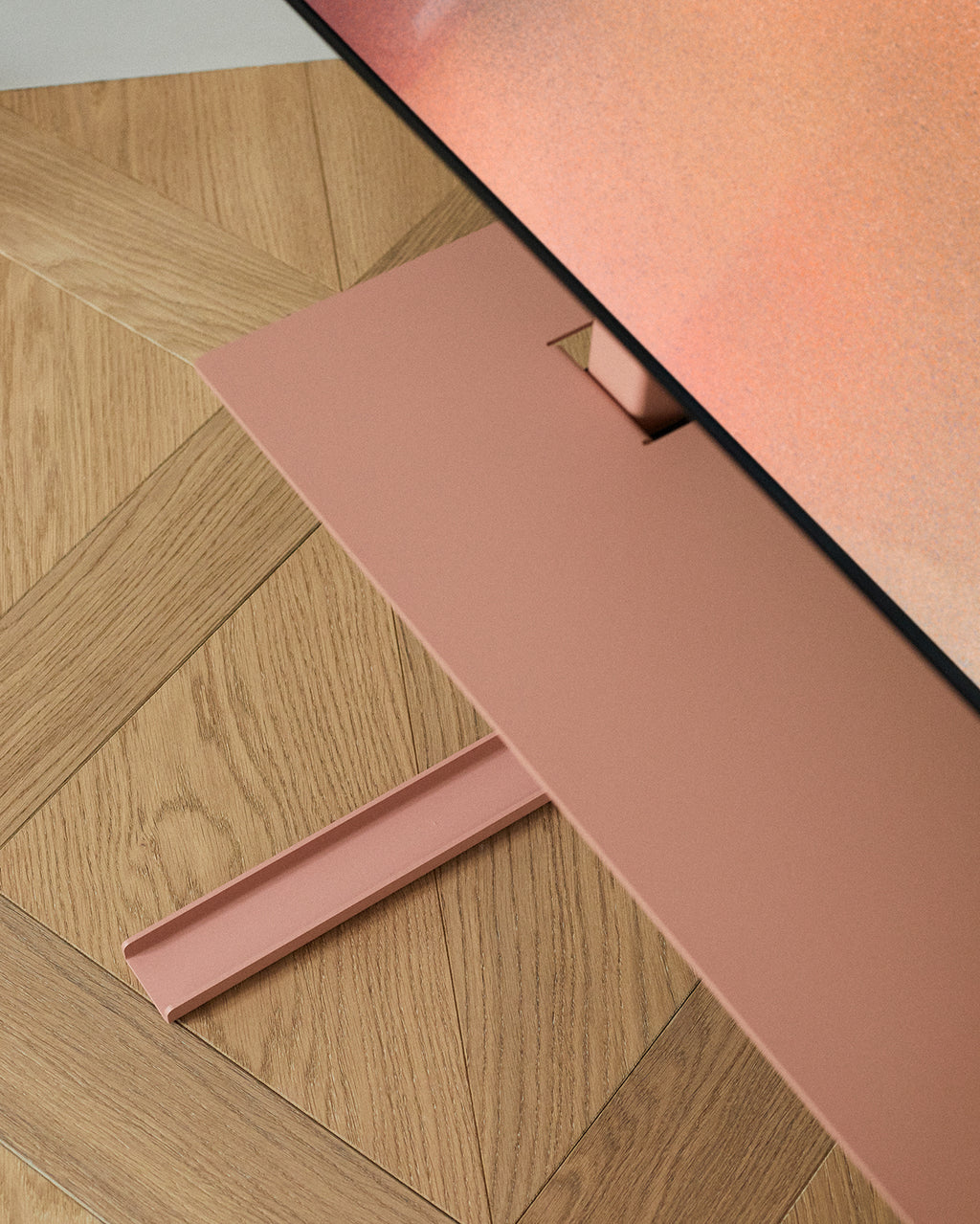 Pedestal Plate Shelf Shelves 005 Dusty Rose