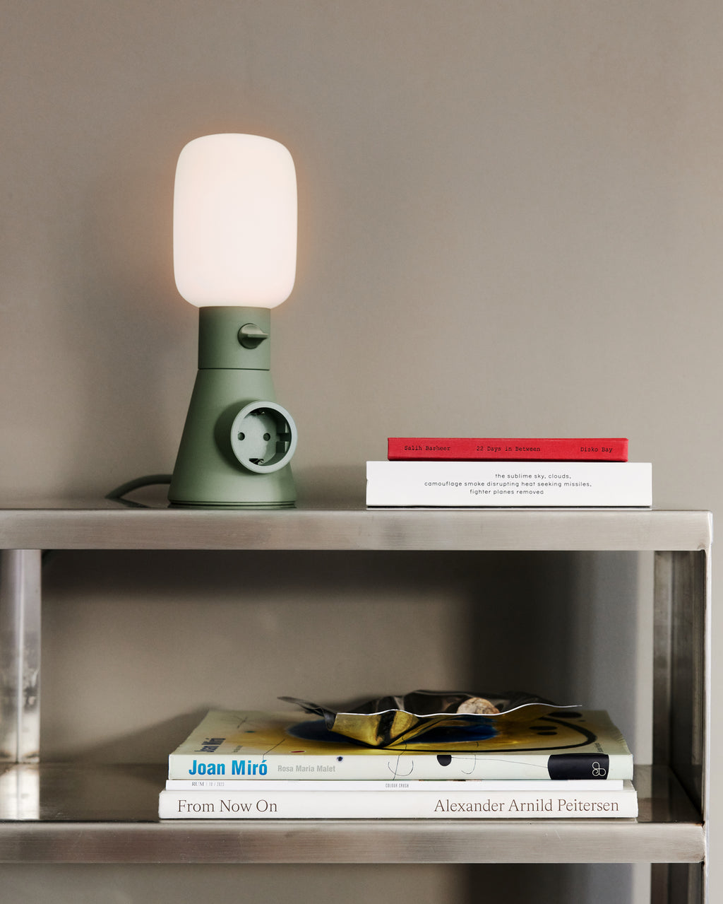 Pedestal Plug-in Lamp Lighting 019 Mossy Green