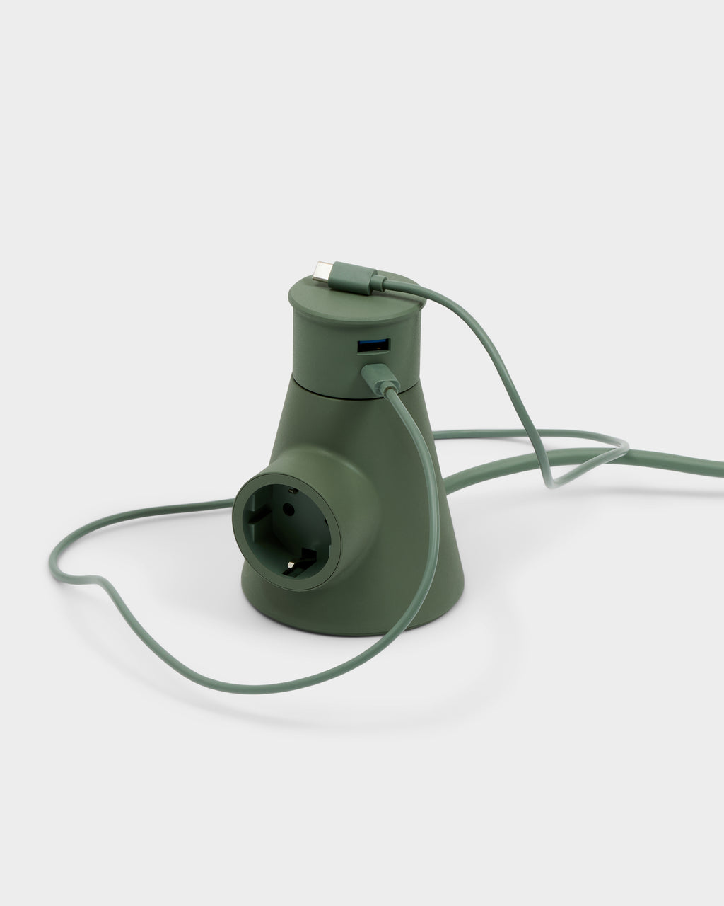 Pedestal Power Adapter Cables 019 Mossy Green