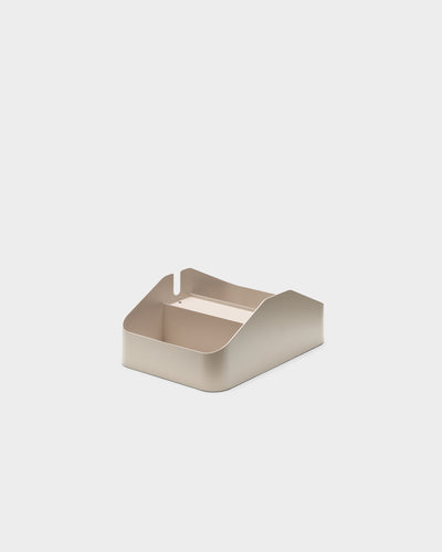 Pedestal Power Bar Tray Double Power Accessories 028 Oat