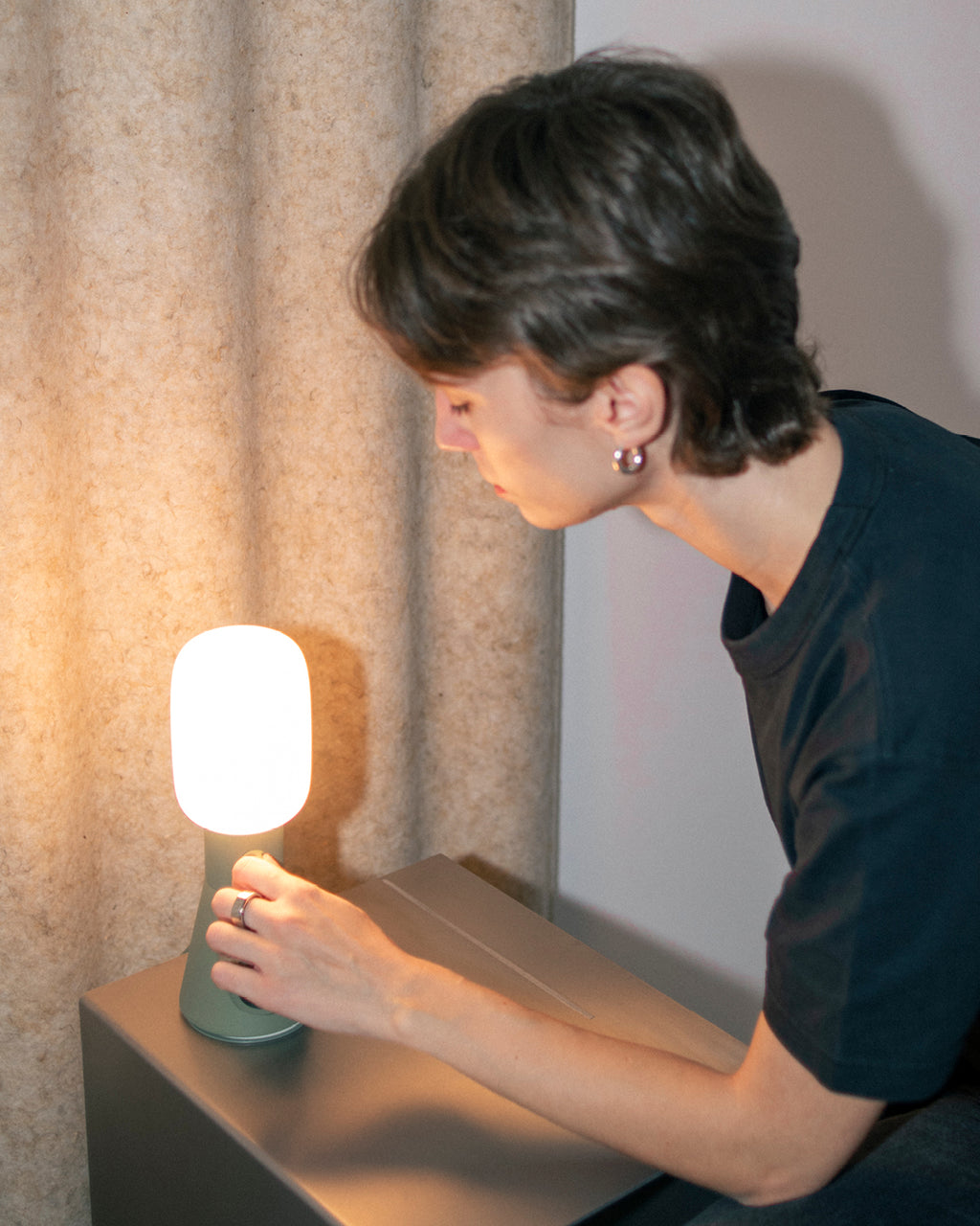 Pedestal Power Base Power Base 019 Mossy Green