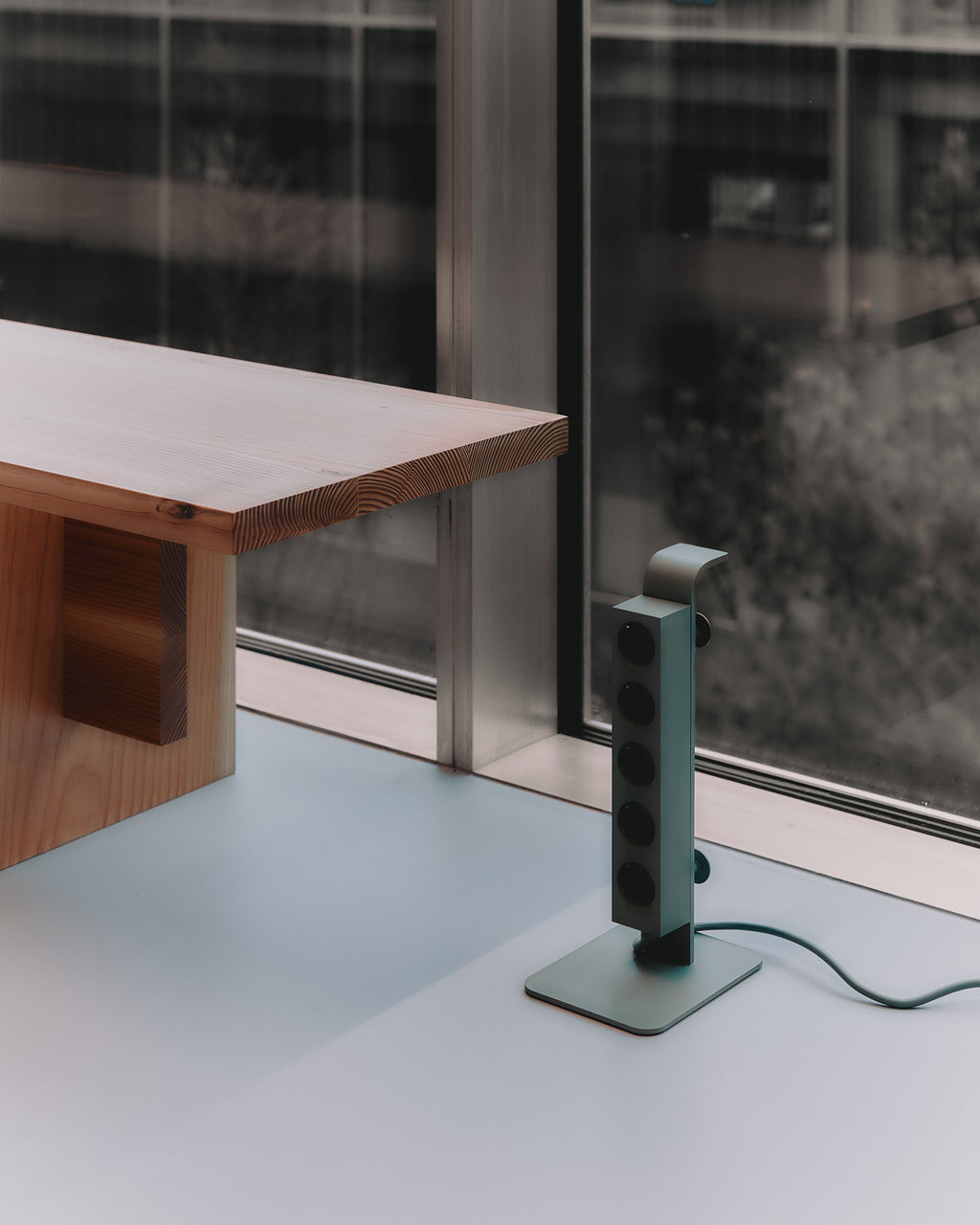 Pedestal Power Beam 2 meters Power Beam 019 Mossy Green