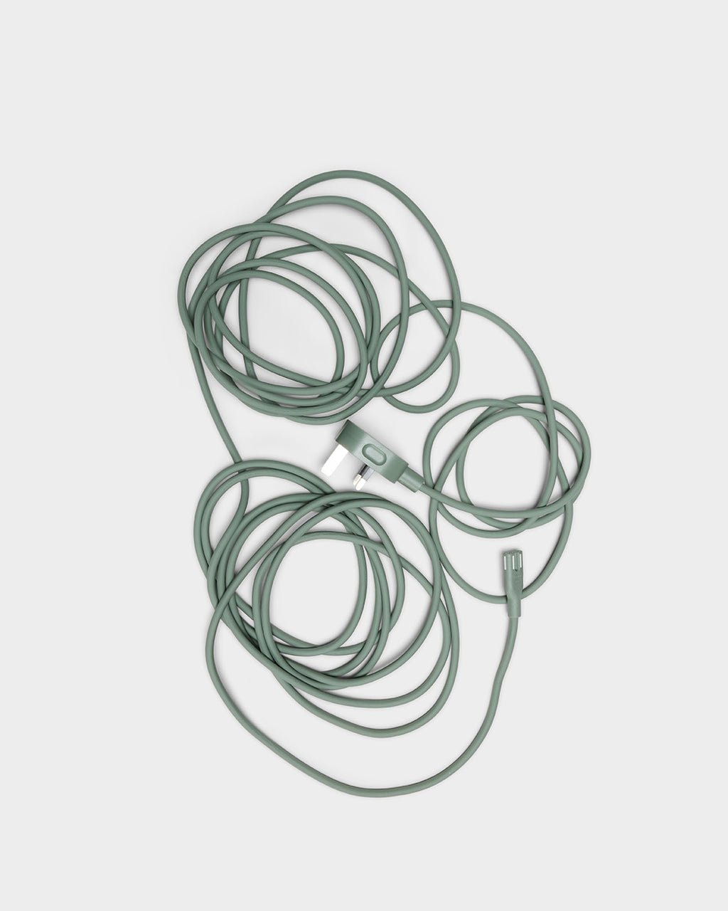 Pedestal Power Cable 7.5 UK Cables 019 Mossy Green