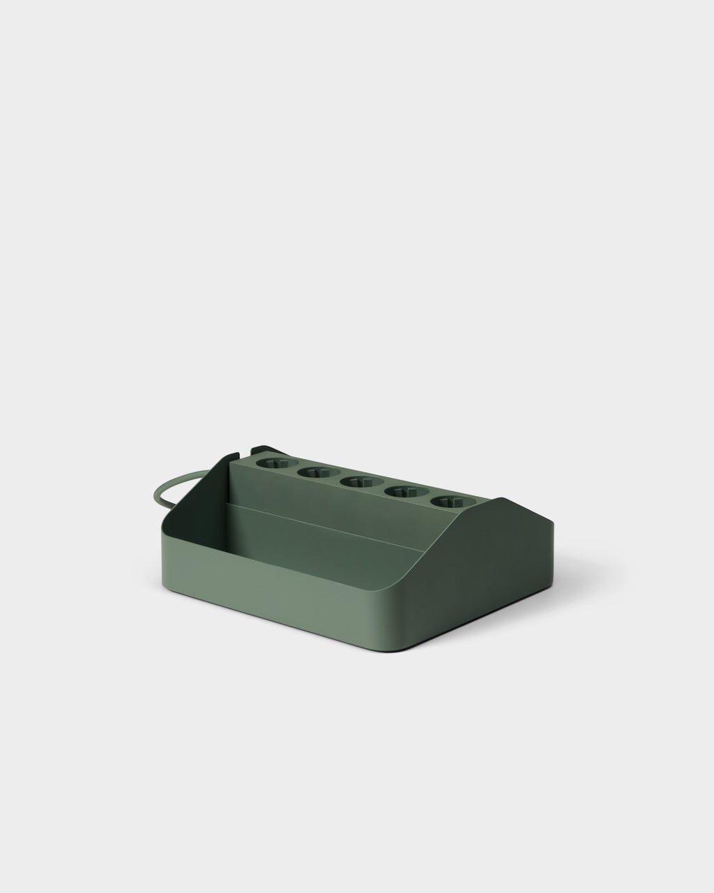 Pedestal Power Tray Double Power Accessories 019 Mossy Green