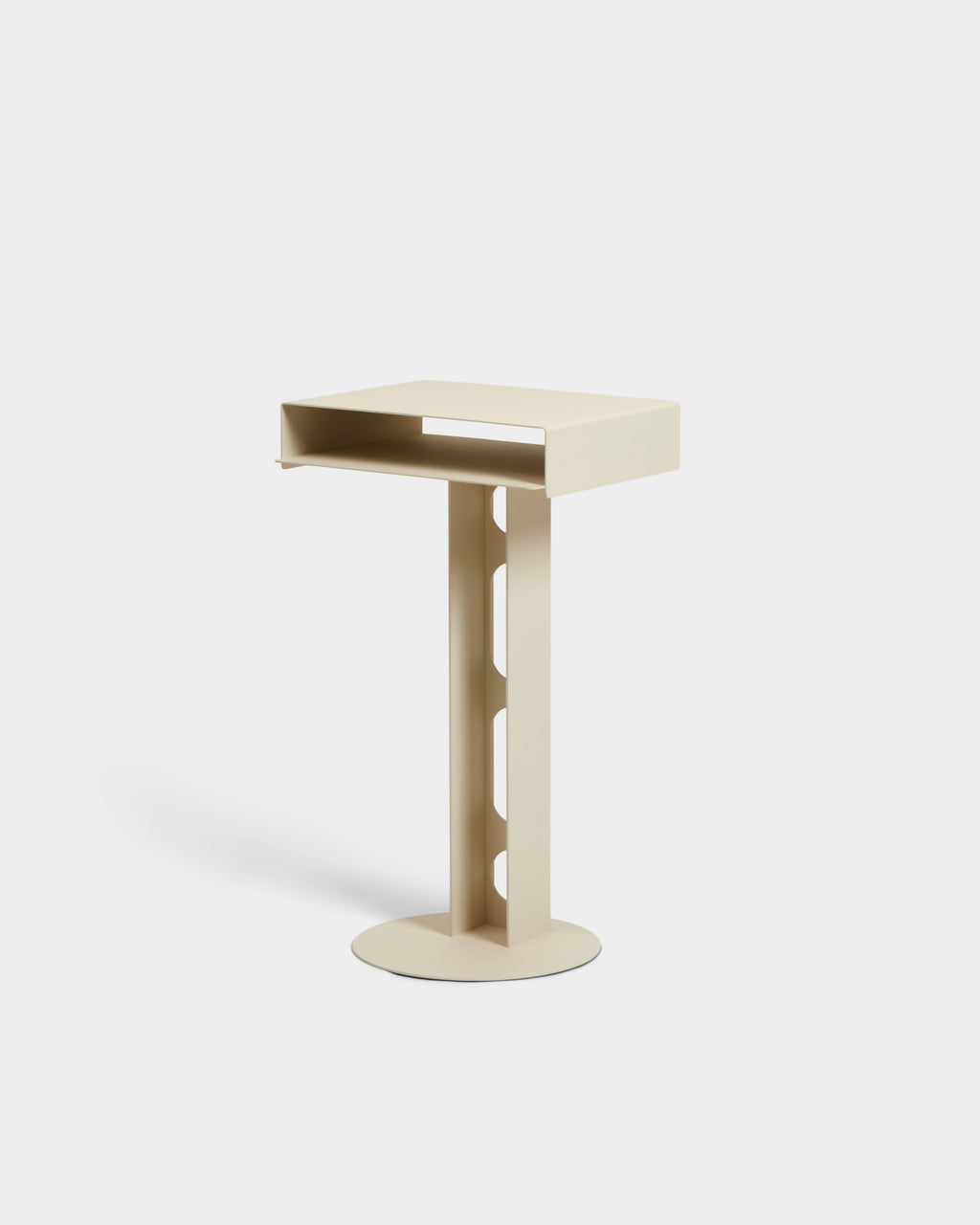 Pedestal Sidekick Table Power Accessories 007 Pearl