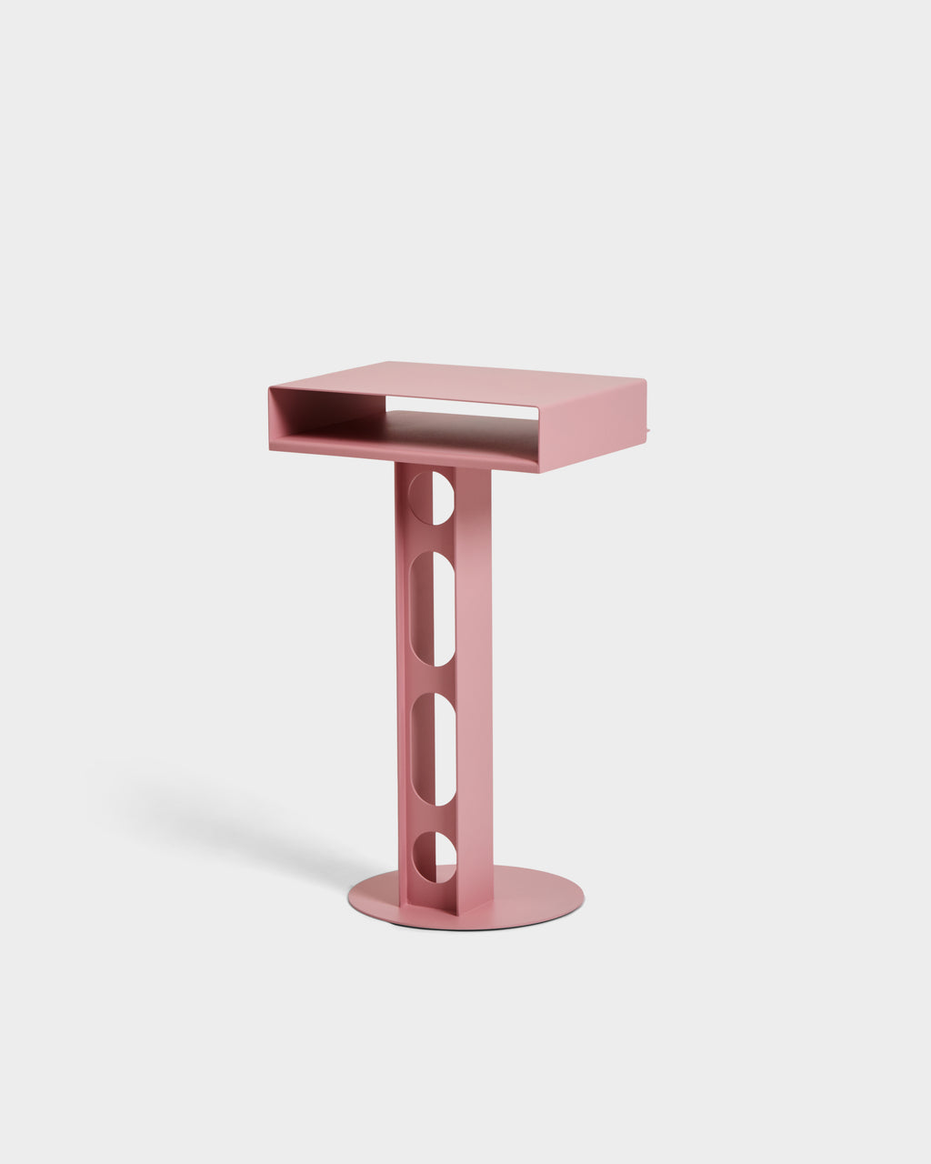 Pedestal Sidekick Table Power Accessories 015 Bubble Gum