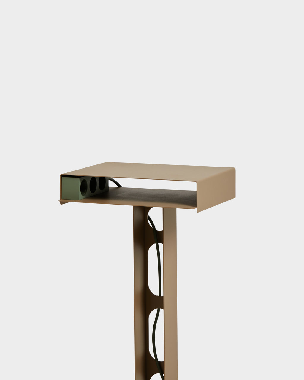 Pedestal Sidekick Table Power Accessories 027 Sandstorm