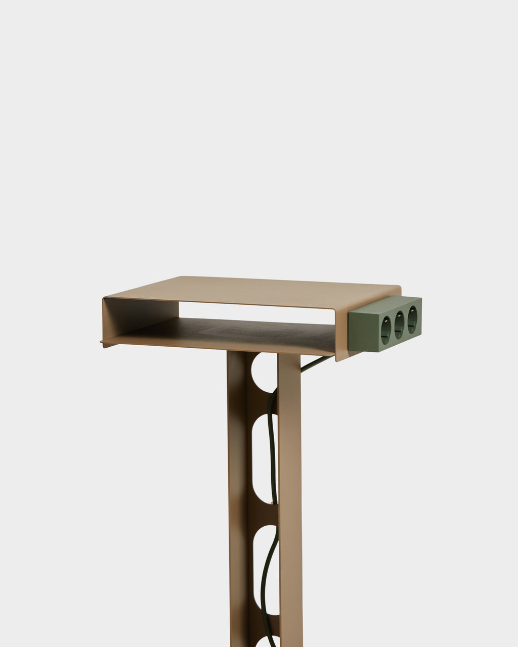 Pedestal Sidekick Table Power Accessories 027 Sandstorm