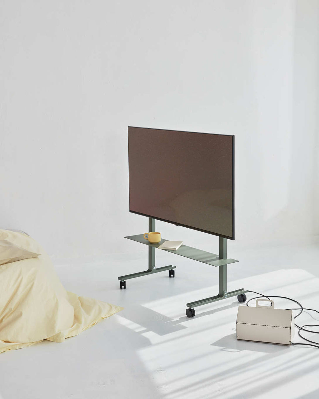 Pedestal Straight Rollin' Stands W/ Wheels 019 Mossy Green